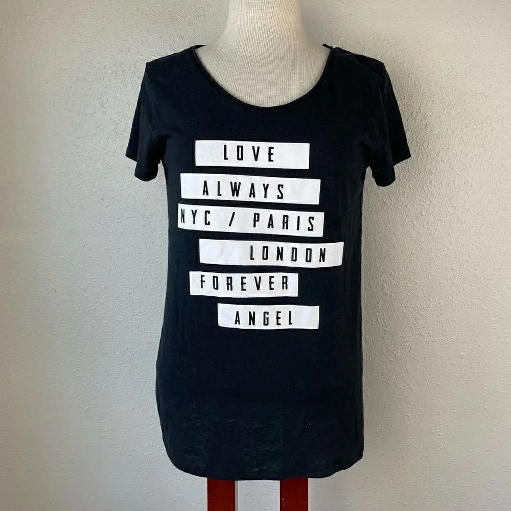 Victorias Secret Love Always T-Shirt Top Size XS EUC